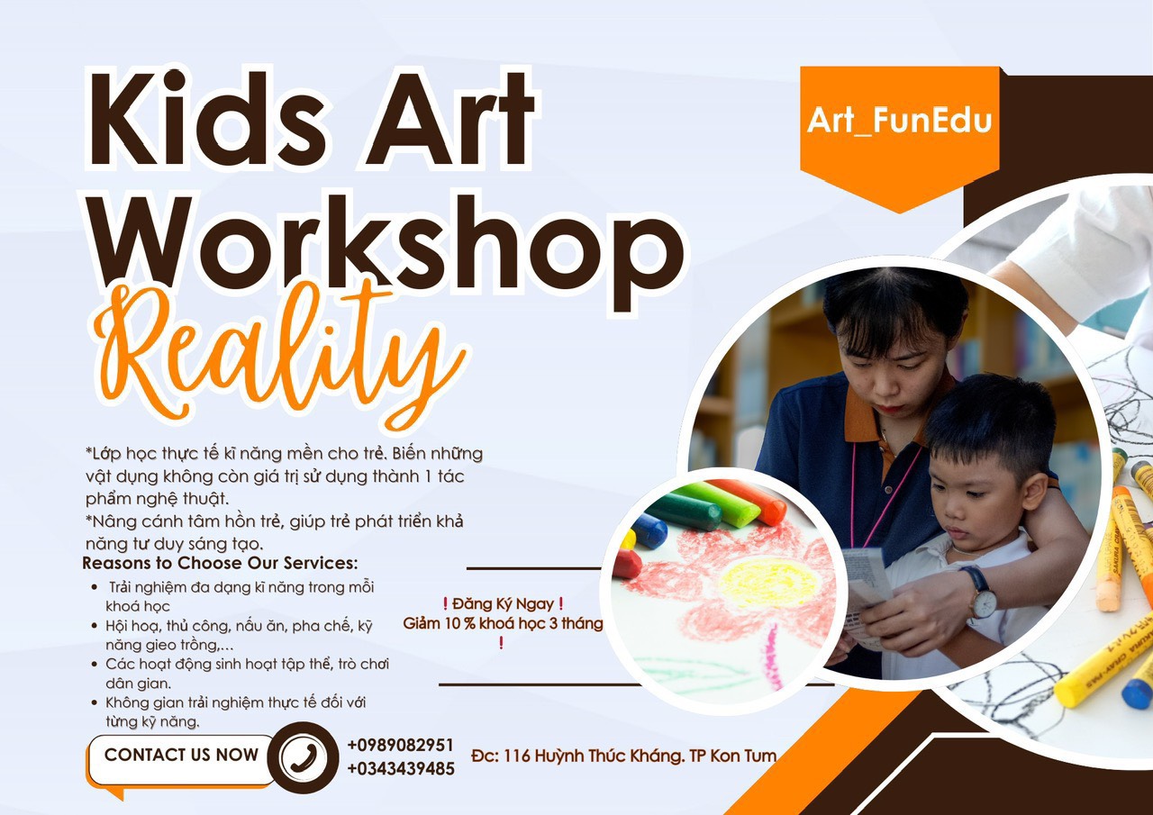 Lớp khám phá tài hội họa của trẻ